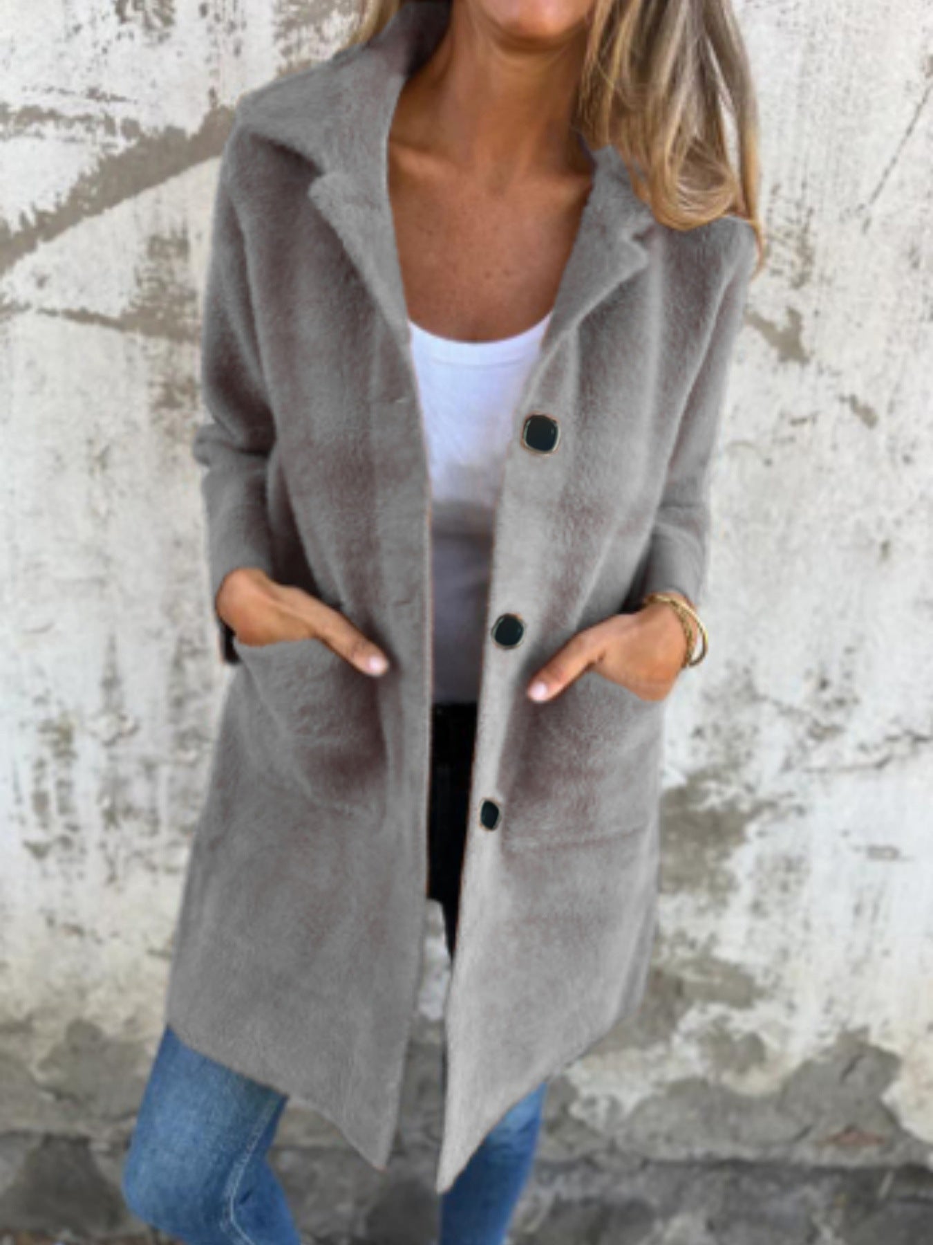 Manteau doux élégant