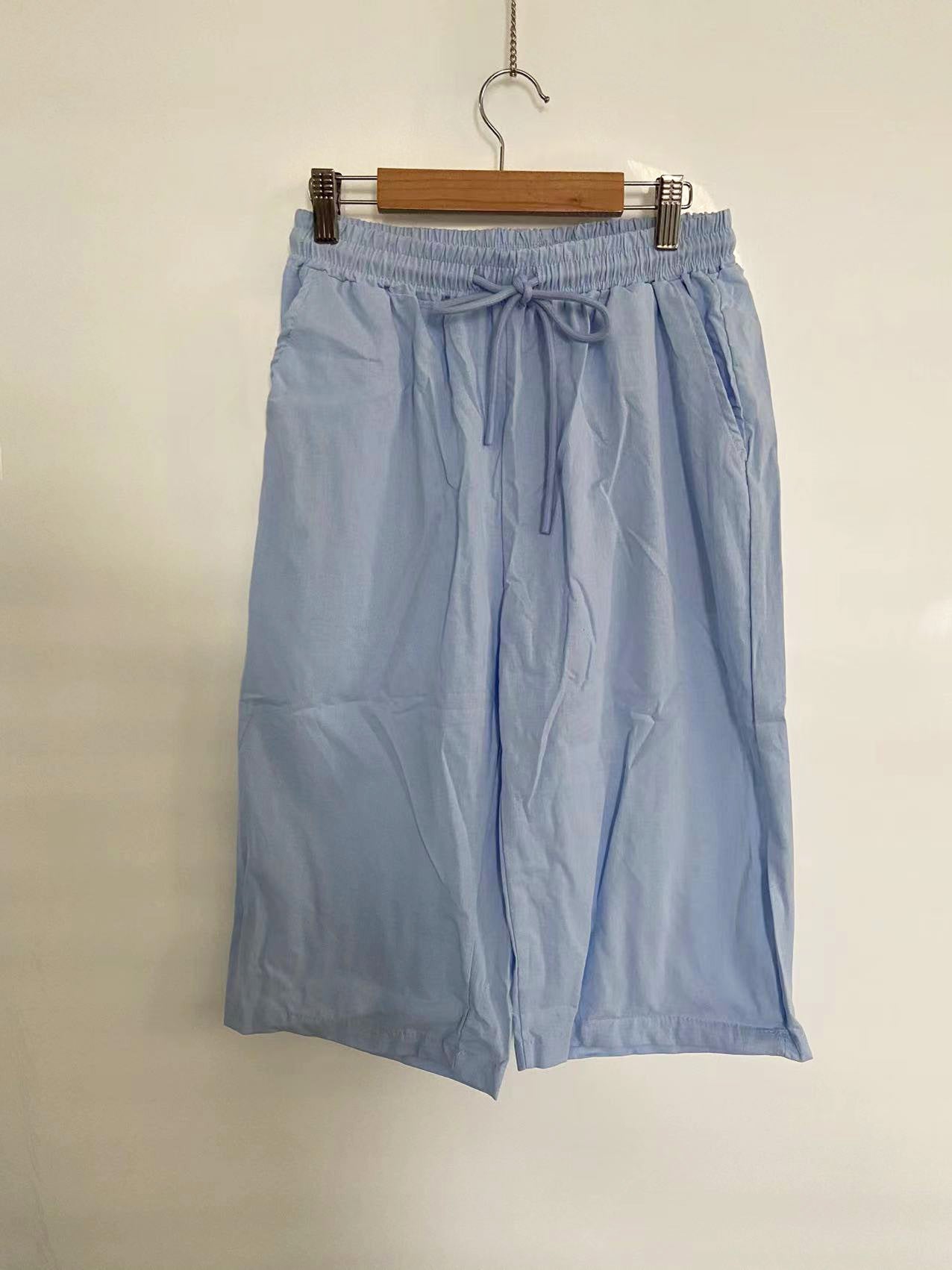 Short décontracté à taille élastique
