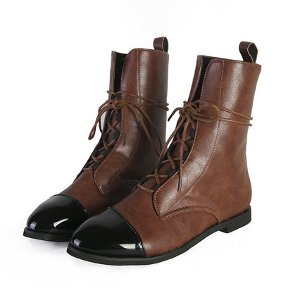 Bottines élégantes à lacets pour femme