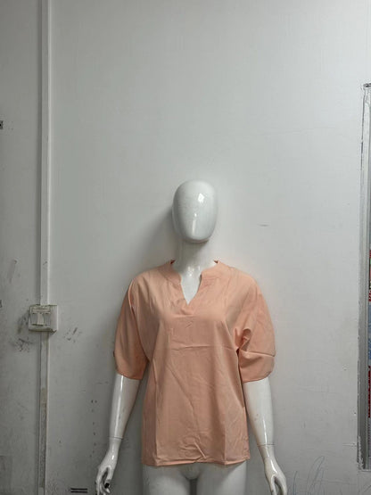 Blouse élégante à col en V
