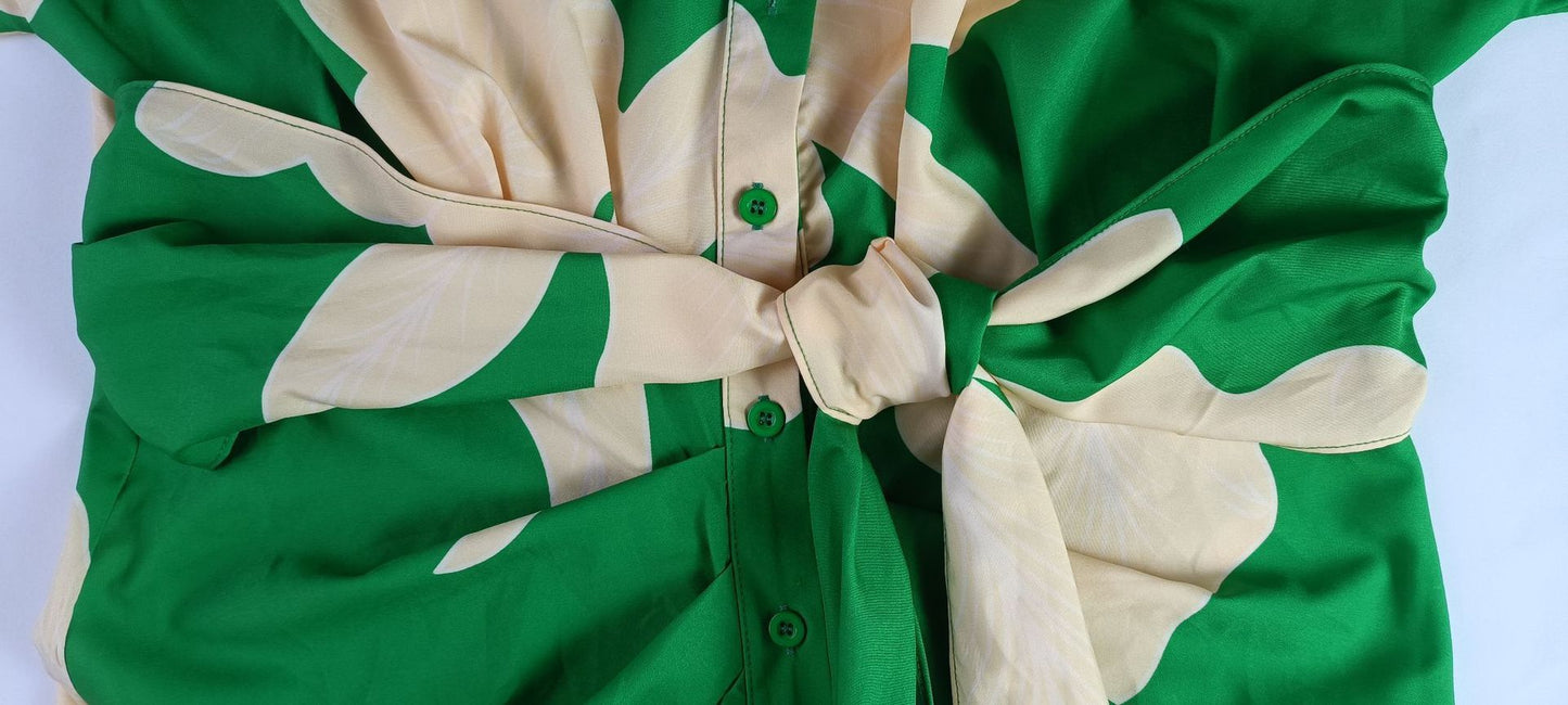 Robe chemise fluide élégante