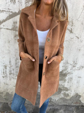 Manteau doux élégant
