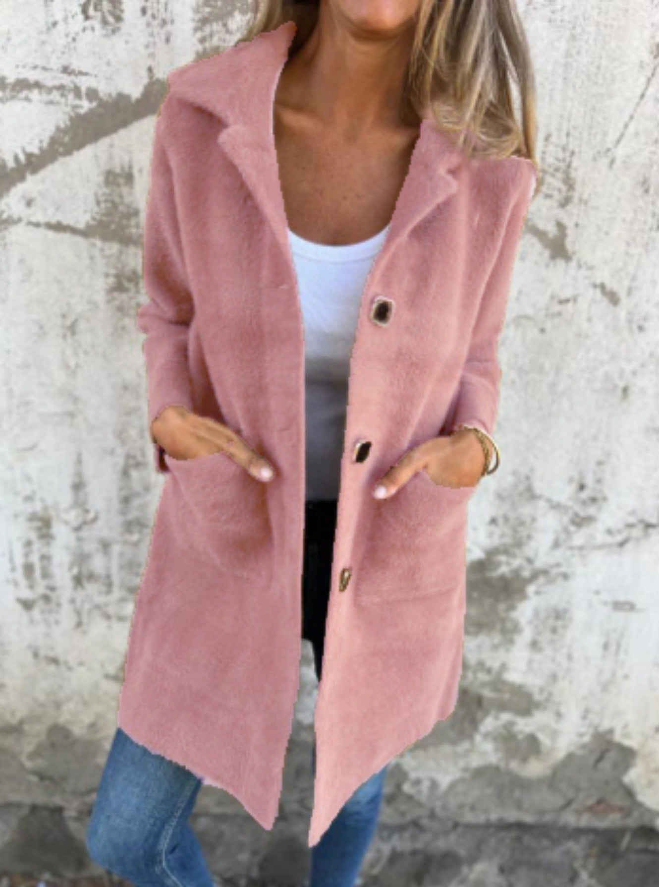 Manteau doux élégant