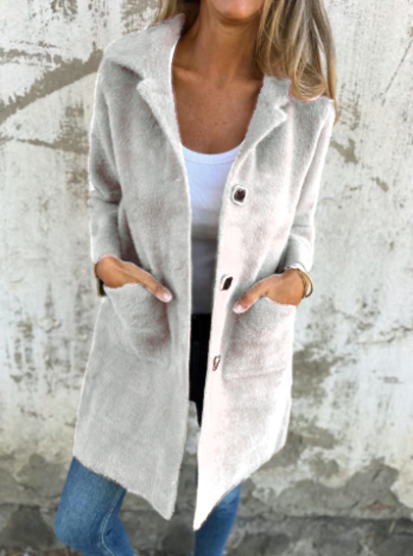 Manteau doux élégant