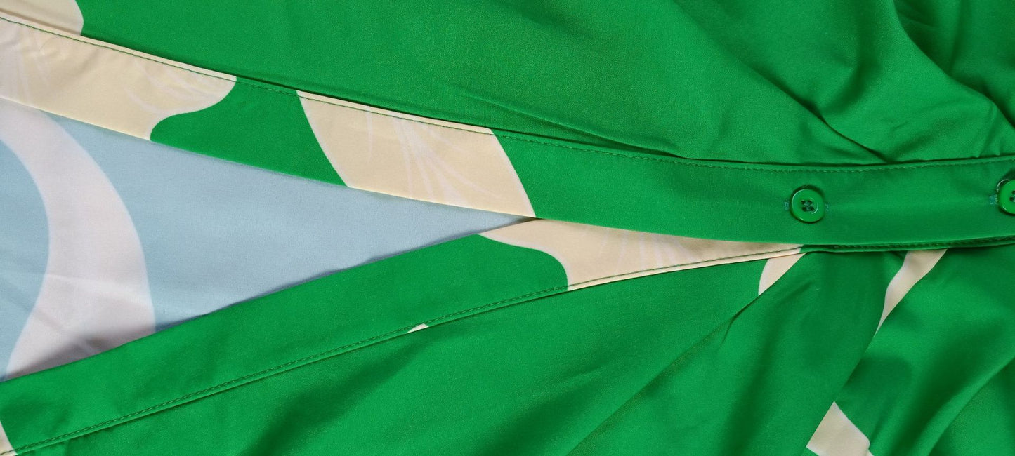 Robe chemise fluide élégante